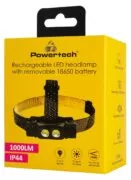 POWERTECH LED φακός κεφαλής PT-1549, επαναφορτιζόμενος, 1000lm, IP44, μαύρος 9 POWERTECH LED φακός κεφαλής PT-1549, επαναφορτιζόμενος, 1000lm, IP44, μαύρος 4