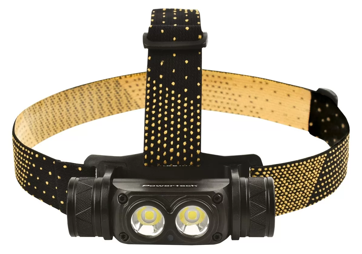 POWERTECH LED φακός κεφαλής PT-1549, επαναφορτιζόμενος, 1000lm, IP44, μαύρος 3 POWERTECH LED φακός κεφαλής PT-1549, επαναφορτιζόμενος, 1000lm, IP44, μαύρος