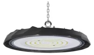POWERTECH LED φωτιστικό καμπάνα PT-1557, 100W, 6500K, Φ30x4cm, IP65, μαύρο 2