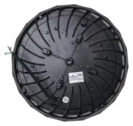 POWERTECH LED φωτιστικό καμπάνα PT-1557, 100W, 6500K, Φ30x4cm, IP65, μαύρο 3