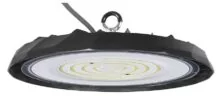 POWERTECH LED φωτιστικό καμπάνα PT-1557, 100W, 6500K, Φ30x4cm, IP65, μαύρο