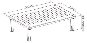 POWERTECH επιτραπέζια βάση οθόνης/laptop PT-1568, 13-32", έως 20kg 6