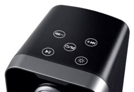 POWERTECH ηχεία PT-1575 με RGB φωτισμό, 2x 5W, Bluetooth & USB/USB-C, μαύρα 2