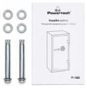 POWERTECH χρηματοκιβώτιο ασφαλείας PT-1582, ψηφιακό κλείδωμα, 98x48x52cm, 164kgs 3