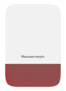 POWERTECH σειρήνα PT-1608, εξωτερικού χώρου, IP65, 433MHz, 120dB, 5000mAh, κόκκινη 1