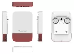 POWERTECH σειρήνα PT-1608, εξωτερικού χώρου, IP65, 433MHz, 120dB, 5000mAh, κόκκινη 7