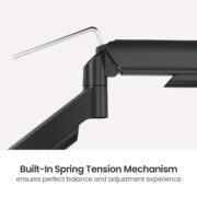 POWERTECH βάση γραφείου οθόνης PT-1627, 17-32", έως 9kg 4