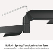 POWERTECH βάση γραφείου για 2x οθόνες PT-1628, 17-32", έως 9kg 4