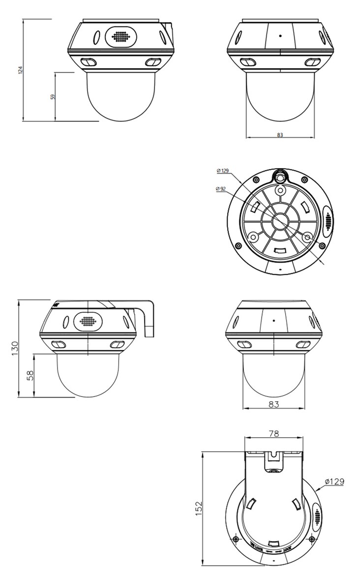 LONGSE IP κάμερα PT3DK4XGL500, 5MP, 3.35-10.05mm, 4x zoom, IP66, PoE, PTZ 6 LONGSE IP κάμερα PT3DK4XGL500, 5MP, 3.35-10.05mm, 4x zoom, IP66, PoE, PTZ - Image 4
