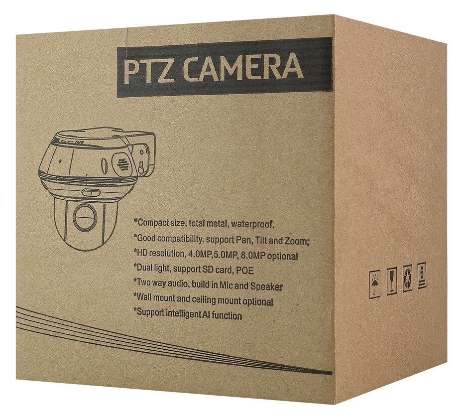 LONGSE IP κάμερα PT3DK4XGL500, 5MP, 3.35-10.05mm, 4x zoom, IP66, PoE, PTZ 7 LONGSE IP κάμερα PT3DK4XGL500, 5MP, 3.35-10.05mm, 4x zoom, IP66, PoE, PTZ - Image 5