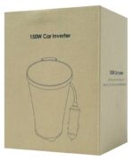 POWERTECH inverter αυτοκινήτου PTL-022, 150W, 12V DC σε 220V AC, με USB/USB-C 5