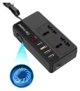 POWERTECH inverter αυτοκινήτου PTL-023, 200W, 12V DC σε 220V AC, με USB-C/3x USB 12 POWERTECH inverter αυτοκινήτου PTL-023, 200W, 12V DC σε 220V AC, με USB-C/3x USB 5