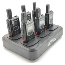 Dynascan 3A pack 6 επαγγελματικοί ασύρματοι PMR-446 με πολλαπλό φορτιστή 6 θέσεων