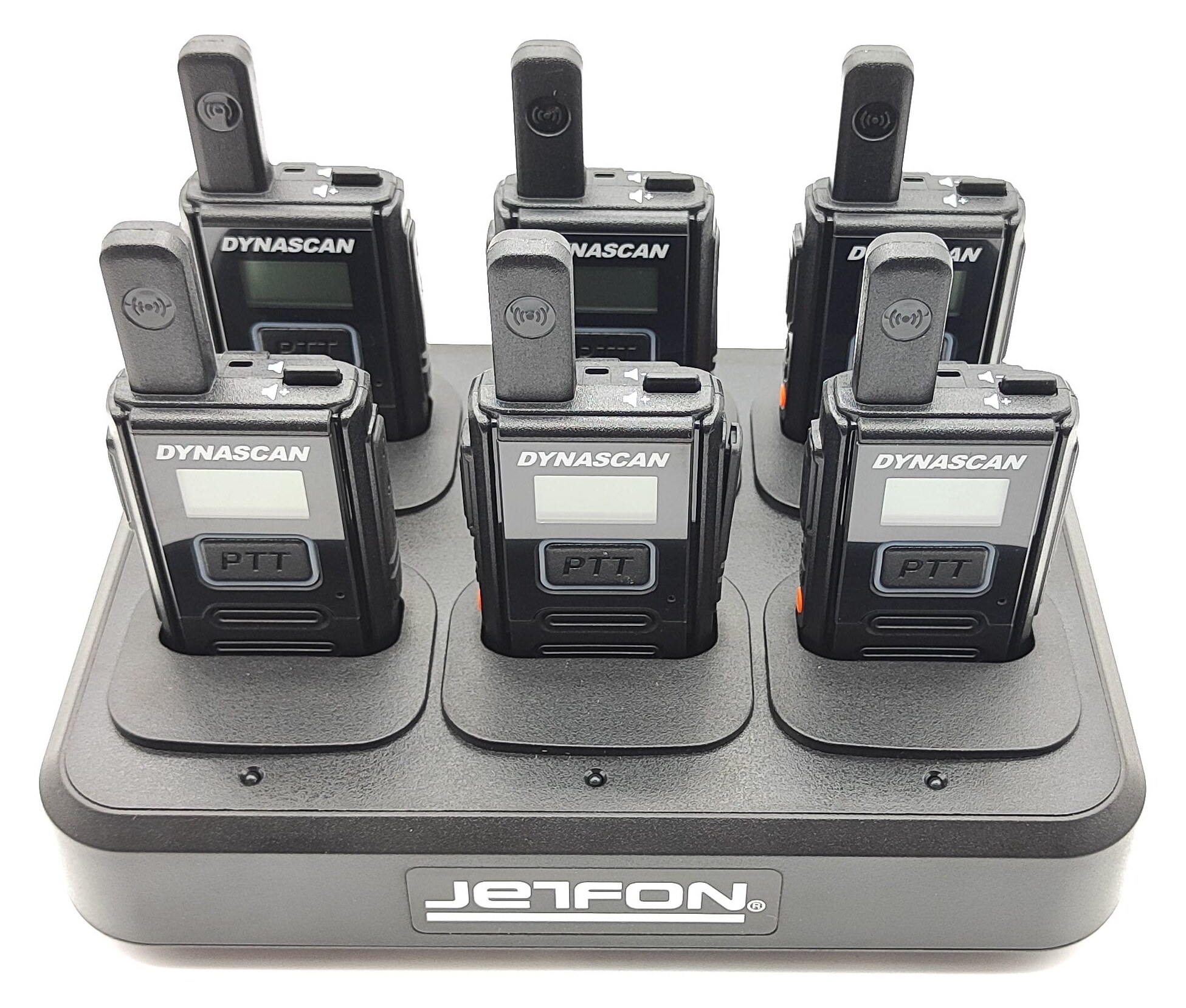 Dynascan 3A Pack 6 Επαγγελματικά PMR-446 USB-C + Πολλαπλός Φορτιστής 6 Θέσεων 5 Dynascan 3A pack 6 επαγγελματικοί ασύρματοι PMR-446 με πολλαπλό φορτιστή 6 θέσεων