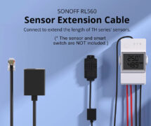 SONOFF καλώδιο προέκτασης RL560 για αισθητήρες, RJ11, 5m, μαύρο 1