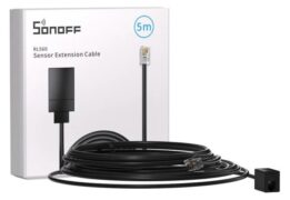 SONOFF καλώδιο προέκτασης RL560 για αισθητήρες, RJ11, 5m, μαύρο 2