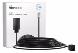 SONOFF καλώδιο προέκτασης RL560 για αισθητήρες, RJ11, 5m, μαύρο 3