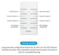SONOFF remote controller RM433R2, 433MHz, λευκό 4