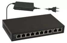 PULSAR PoE Ethernet Switch S108-90W, 10x ports 10/100Mb/s