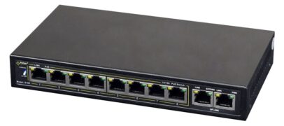 PULSAR PoE Ethernet Switch S108-90W, 10x ports 10/100Mb/s 3