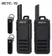 Retevis RB639P Mini Walkie Talkie PMR446 με USB-C & Bluetooth Headset (Σετ 2 τεμάχια) 1 Retevis RB639P pompodektis PMR446 USB-C