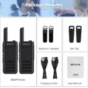 Retevis RB639P pompodektis PMR446 USB-C