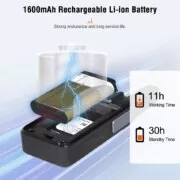 Retevis RB667 pompodektis PMR446 othoni LCD USB-C