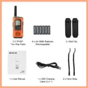 Retevis RT45P adiavrochos IP67 pompodektis PMR446