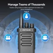 Retevis P4 psifiakos DMR pompodektis UHF USB-C