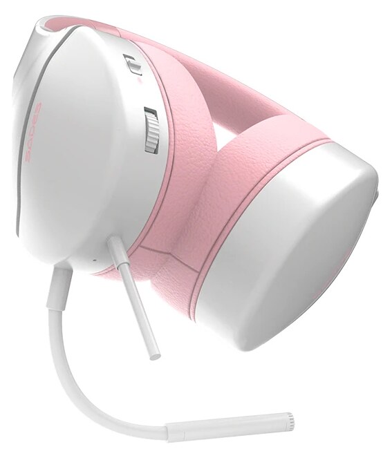 SADES gaming headset Spower, 3.5mm σύνδεση, 40mm, multi-platform, ροζ/λευκό 5 SADES gaming headset Spower, 3.5mm σύνδεση, 40mm, multi-platform, ροζ/λευκό - Image 3