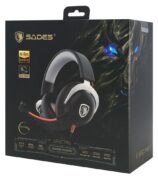 SADES gaming headset Spectre, USB σύνδεση, 50mm, V7.1 surround, multi-platform, μαύρο 5