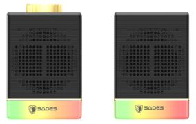 SADES gaming ηχεία Dionsyn με RGB φωτισμό, 2x 5W, Bluetooth & USB-C/USB, μαύρα 7 SADES gaming ηχεία Dionsyn με RGB φωτισμό, 2x 5W, Bluetooth & USB-C/USB, μαύρα 2