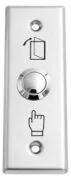 SECUKEY Χωνευτό μπουτόν SCK-CBUTTON1, 3Α, ασημί