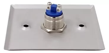 SECUKEY Χωνευτό μπουτόν SCK-CBUTTON2, 3Α, ασημί 2