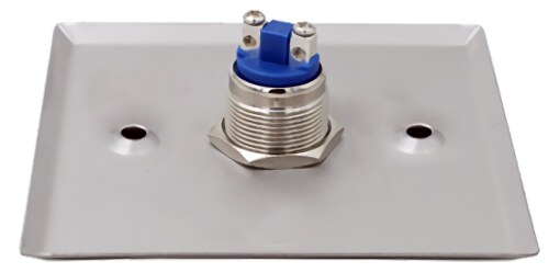 SECUKEY Χωνευτό μπουτόν SCK-CBUTTON2, 3Α, ασημί 4 SECUKEY Χωνευτό μπουτόν SCK-CBUTTON2, 3Α, ασημί - Image 2