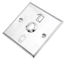 SECUKEY Χωνευτό μπουτόν SCK-CBUTTON2, 3Α, ασημί