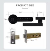 SECUKEY ηλεκτροπύρος D100-BT, συνδυασμού & fingerprint, μαύρος 10 SECUKEY ηλεκτροπύρος D100-BT, συνδυασμού & fingerprint, μαύρος 4