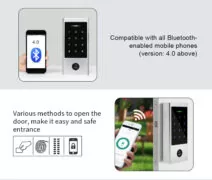 SECUKEY αυτόνομο πληκτρολόγιο πρόσβασης SCK-H1-BT, αδιάβροχο, Bluetooth 2