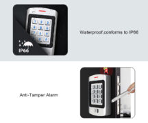 SECUKEY αδιάβροχο πληκτρολόγιο πρόσβασης SCK-K9, 125KHz 3
