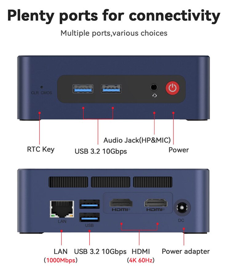 BEELINK mini PC SER3, AMD Ryzen 3 3200U, 8GB, 480GB M.2, Windows 11 Pro 12 BEELINK mini PC SER3, AMD Ryzen 3 3200U, 8GB, 480GB M.2, Windows 11 Pro - Image 10