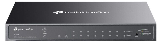 TP-LINK smart PoE+ switch SG2210P, 10-Port Gigabit, V 5.20 1