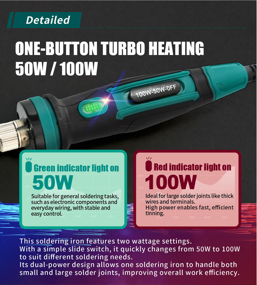 PROSKIT κολλητήρι SI-139NB, 50/100W, 400/500°C 6 PROSKIT κολλητήρι SI-139NB, 50/100W, 400/500°C - Image 4