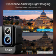 SJCAM action camera SJ20 με 2x φακούς, 2x οθόνες, 20MP/4K, WiFi, αδιάβροχη θήκη, μαύρη 11 SJCAM action camera SJ20 με 2x φακούς, 2x οθόνες, 20MP/4K, WiFi, αδιάβροχη θήκη, μαύρη 3