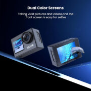 SJCAM action camera SJ4000 Dual Screen, 2x οθόνες, 16MP/4K, WiFi, αδιάβροχη θήκη, μαύρη 2