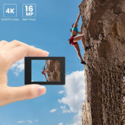 SJCAM action camera SJ4000 Dual Screen, 2x οθόνες, 16MP/4K, WiFi, αδιάβροχη θήκη, μαύρη 3