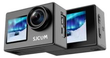 SJCAM action camera SJ4000 Dual Screen, 2x οθόνες, 16MP/4K, WiFi, αδιάβροχη θήκη, μαύρη