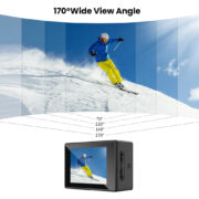 SJCAM action camera SJ4000 Dual Screen, 2x οθόνες, 16MP/4K, WiFi, αδιάβροχη θήκη, μαύρη 4