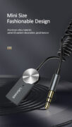 USAMS Bluetooth car audio receiver US-SJ464, μεταλλικό, γκρι 3