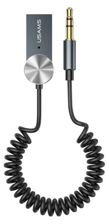 USAMS Bluetooth car audio receiver US-SJ464, μεταλλικό, γκρι