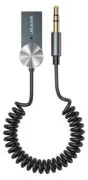 USAMS Bluetooth car audio receiver US-SJ464, μεταλλικό, γκρι 1